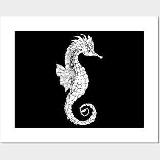 Seahorse Decorative Design Posters and Art